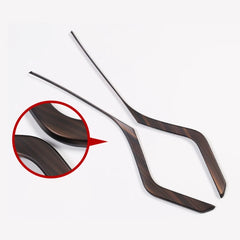 Car Styling 2PCS ABS Plastic Interior Front Door Panel Decoration Strips Cover Trim For Toyota C-HR CHR 2016 2017 2018