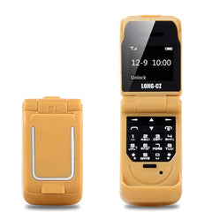 Mini J9 Flip cell Phone 0.66" Smallest Mobile Phone Wireless Bluetooth Dialer FM Magic Voice  russian language