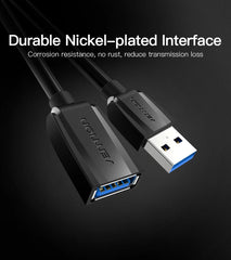 كابل تمديد Vention USB 3.0 ذكر إلى أنثى كابل تمديد USB 3.0 عالي السرعة ممتد لأجهزة الكمبيوتر المحمولة كابل تمديد USB 2.0