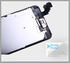 Full Assembly LCD Display for iPhone 5s 6s se 6 Touch Screen Digitizer Replacement with Home Button Front Camera Complete LCD 5C