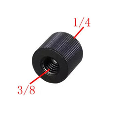 Metal 1/4 Female to 1/4 Female or 1/4 Female to 3/8 Female Screw for Tripod Magic Arm Camera DSLR Photography Studio Accessories