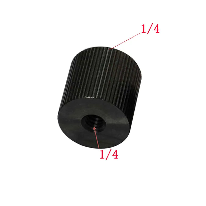 Metal 1/4 Female to 1/4 Female or 1/4 Female to 3/8 Female Screw for Tripod Magic Arm Camera DSLR Photography Studio Accessories