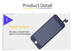 Grade AAAA OEM LCD Display For iPhone 8 plus 8p Screen Digitizer 3D Touch Assembly Replacement LCD 100% test work with free Gift