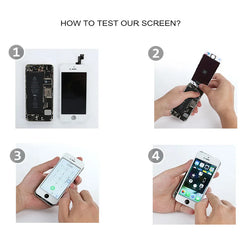 AAA Quality LCD For iPhone 4 4S Screen Replacement LCD Display Touch Screen Digitizer 100% Tested Pantalla A1332 A1349