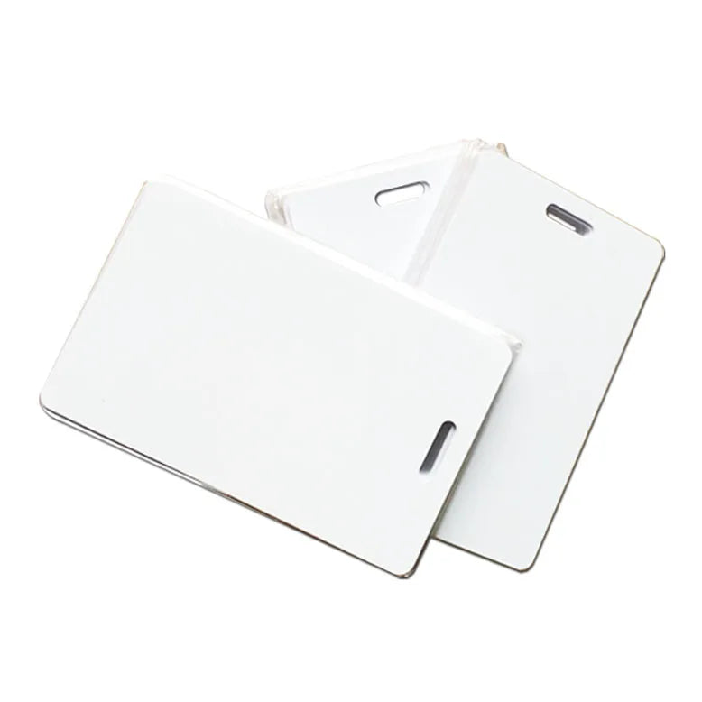 100PCS 13.56mhz IC Card FM11RF08 1K ISO 14443 compatible Card witch hole