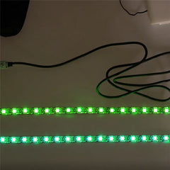 شريط إضاءة LED مصباح يدوي RGB مصباح بار لـ Xiaomi M365 Pro 1S سكوتر كهربائي لـ Ninebot لوح التزلج ضوء فلاش طويل نموذج