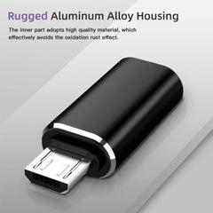 Type-C Adapter USB C to Micro USB Cable Alloy Micro USB Male to Type C Female Adapter Converter Connector for Phone Tablet