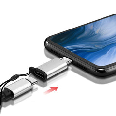 محول USB من النوع C إلى Micro USB أنثى إلى ذكر محولات لـ Xiaomi Samsung كابل بيانات شاحن USB C محول USB C