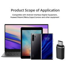 Type-C Adapter USB C to Micro USB Cable Alloy Micro USB Male to Type C Female Adapter Converter Connector for Phone Tablet