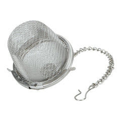 Tea Spice Strainer Seasoning Ball Mesh Herbal Ball Stainless Steel Teakettle Locking Tea Filter Reusable Diameter 4.5cm