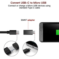 Type-C Adapter USB C to Micro USB Cable Alloy Micro USB Male to Type C Female Adapter Converter Connector for Phone Tablet