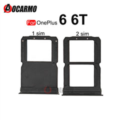 Single and Dual SIM Tray For OnePlus 6 6T Sim Card Holder Slot Repair Replacement Part