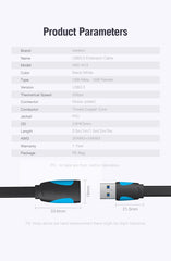 كابل تمديد Vention USB 3.0 ذكر إلى أنثى كابل تمديد USB 3.0 عالي السرعة ممتد لأجهزة الكمبيوتر المحمولة كابل تمديد USB 2.0
