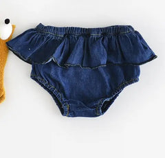 Adorable Baby Boys Shorts Summer Casual Denim Short Pants for Toddler Girls Pockets Design Clothing Children Jeans Pants 0-24M