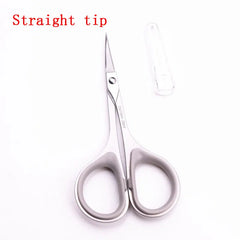 Eyebrow Scissor Makeup Eyelash Trimmer Nose Facial Hair Remover Multifunctional Scissors Stainless Steel Nail Cuticle Tools