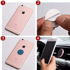 1/5/10pcs Thin Metal Plate For Magnetic Car Phone Holder Iron Sheet Sticker Disk For Magnet Phone Stand Mount Round Retangle