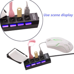موزع USB 2.0 موزع USB 2.0 متعدد المنافذ موزع USB 2.0 مع محول طاقة 4/7 منافذ موزع USB 2.0 متعدد المنافذ مع مفتاح للكمبيوتر الشخصي