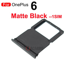 Single and Dual SIM Tray For OnePlus 6 6T Sim Card Holder Slot Repair Replacement Part