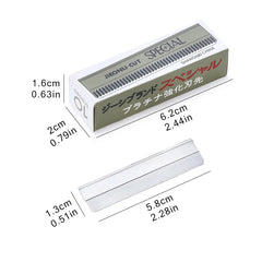 50/10pcs Eyebrow Blades Stainless Steel Microblading Eye Brow Trimmer Face Hair Remover Replaceable Razor Makeup Beauty Tools