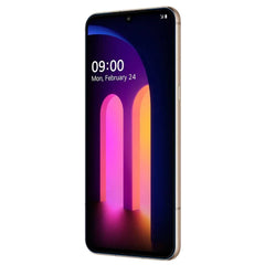 هاتف LG V60 ThinQ 5G V600AM/TM/VM الأصلي غير مقفل بشاشة 6.8 بوصة ومعالج Qualcomm 865 4G/5G وذاكرة 8 جيجابايت وذاكرة قراءة فقط 128 جيجابايت، الإصدار الكوري/الأمريكي