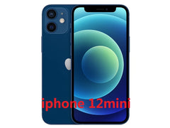 هاتف iPhone 12 Mini 5G الذكي الأصلي المستعمل بنظام iOS A14 وذاكرة وصول عشوائي 4 جيجابايت ومساحة تخزين 64/128/256 جيجابايت وكاميرا مزدوجة بدقة 12 ميجابكسل مقاس 5.4 بوصة