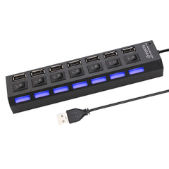 موزع USB 2.0 موزع USB 2.0 متعدد المنافذ موزع USB 2.0 مع محول طاقة 4/7 منافذ موزع USB 2.0 متعدد المنافذ مع مفتاح للكمبيوتر الشخصي