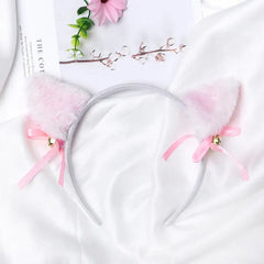 Lovely Cat Ear Hair Wear Girls Boys Anime Cosplay Costume Plush Cat Fur Ear Hairband Night Party Club Bar Decorate Headbands