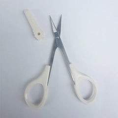 Eyebrow Scissor Makeup Eyelash Trimmer Nose Facial Hair Remover Multifunctional Scissors Stainless Steel Nail Cuticle Tools
