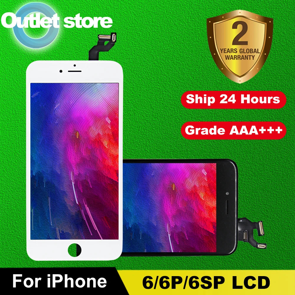 AAA+++ LCD Display For iPhone 7 8 SE 6 6S LCD Screen With Perfect 3D Touch Screen Digitizer Assembly 6Plus 6S 7 8 Plus Display