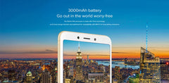 هاتف Xiaomi Redmi 6A الذكي بشاشة كاملة 5.45 بوصة ومعالج AI Face Helio A22 ومتجر Google Play