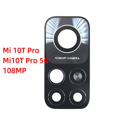 Back Camera Glass Lens For Xiaomi Mi 10T / 10T Pro  Main Camera Glass Cover With Sticker Mi10T Smartphone Repair Parts