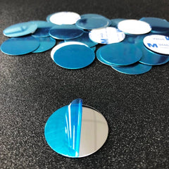 1/5/10pcs Thin Metal Plate For Magnetic Car Phone Holder Iron Sheet Sticker Disk For Magnet Phone Stand Mount Round Retangle