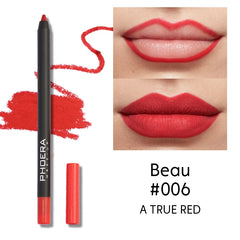 PHOERA 8 Colors New Lipstick Matte Long Lasting Lip Tint Waterproof Non-stick Cup Lip Glaze Red Lip Makeup Beauty Cosmetics