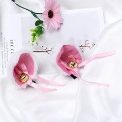 Lovely Cat Ear Hair Wear Girls Boys Anime Cosplay Costume Plush Cat Fur Ear Hairband Night Party Club Bar Decorate Headbands