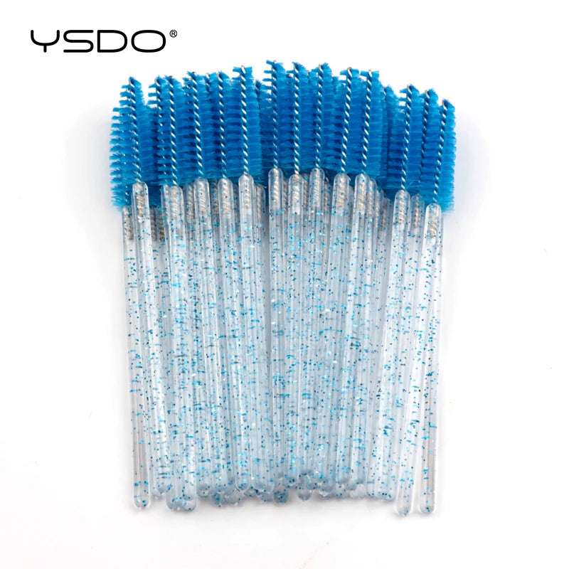 5/50 Pcs Eyelash Brushes False Eye Lashes Extension Tools Eyebrow Brush Mascara Wands Applicator Spoolers Lashes Cosmetic Tool