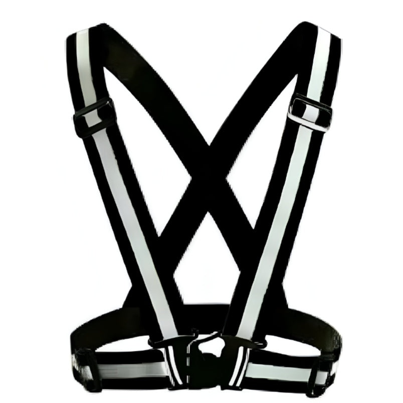 High-Visibility Reflective Safety Belt, Safety Waist Belt, and Safety Jacket Black
High-Visibility Reflective Safety Belt, Safety Waist Belt, and Safety Jacket Black
