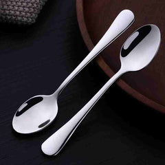 Stainless Steel Espresso Spoons - Set of 12 Mini Coffee Spoons (4 Inches) Luxurious and Stylish Design online in Dubai and UAE at Mumzar.com better value compared to Noon, Amazon.ae, Carrefour, and Dubizzle when you shop for adults and kids at Mumzar.com free delivery in Dubai, Abu Dhabi, Sharjah, Ajman, Umm Al Quwain, Fujairah, and Ras Al Khaimah.