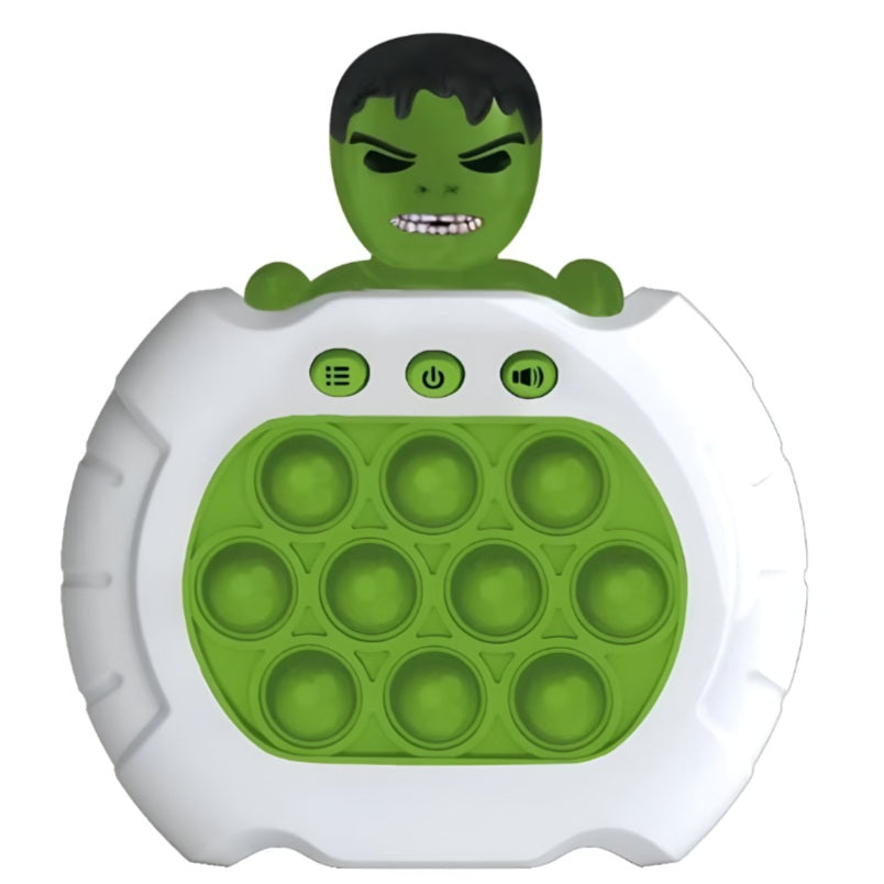 Hulk Pop Sensory Fidget Toy – Stress Reliever for Kids & Adults, White/Green