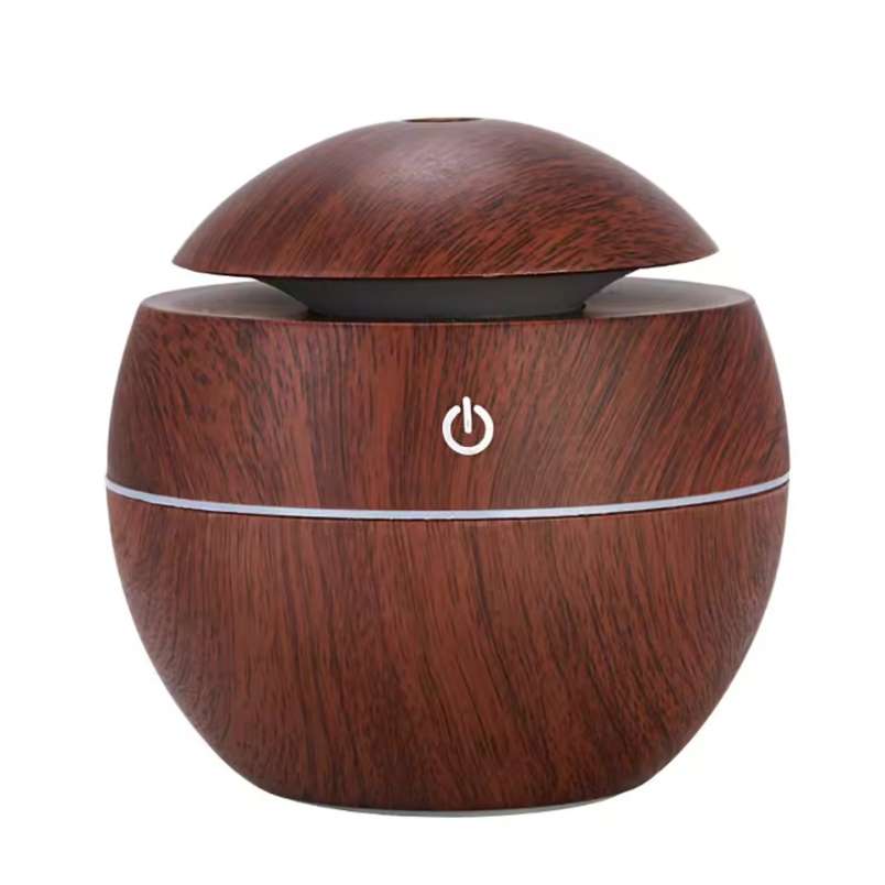 Wood Grain Ultrasonic Air Humidifier & Aroma Diffuser – Cool Mist for Relaxing Spaces