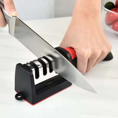 4-Segment Kitchen Knife Sharpener – Easy Handheld Sharpening Tool