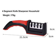 4-Segment Kitchen Knife Sharpener – Easy Handheld Sharpening Tool