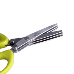 Multi-Functional Stainless Steel Kitchen Scissors – 3/5 Layer Cutter for Easy Chopping