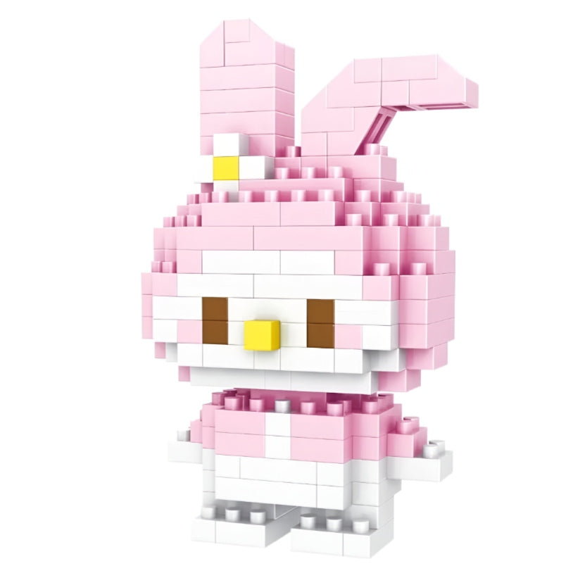 Lele Rabbit Pixel Block Toy Cute