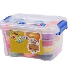 Super Light Clay Set - 24 Colors, Safe & Fun Molding for Kids