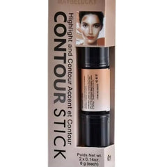 3-in-1 Makeup Stick – Conceal, Highlight, & Contour in Natural Lighter Coffee