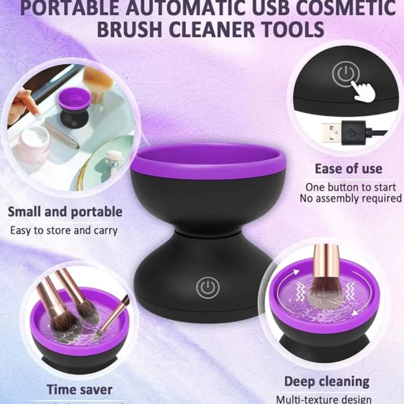 Ultimate Makeup Brush Cleaner – Quick & Easy Hygiene Solution (Purple