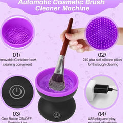 Ultimate Makeup Brush Cleaner – Quick & Easy Hygiene Solution (Purple