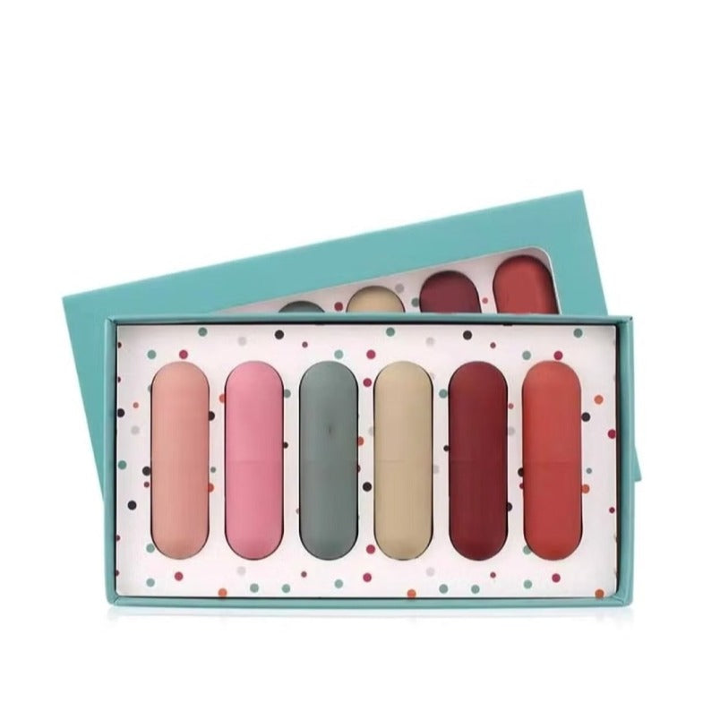 Matte Mini Lipstick Set of 6 Long Lasting