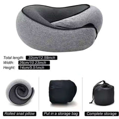 Memory Foam Neck Pillow – Travel Comfort for Restful Sleep