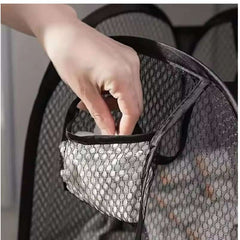 Mesh Pop-up Laundry Basket – Foldable & Large Capacity Storage for Dirty Clothes